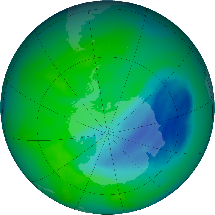 Ozone Map 2005-11-20